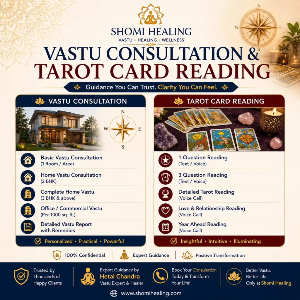 vastu consultation and card reading pricing