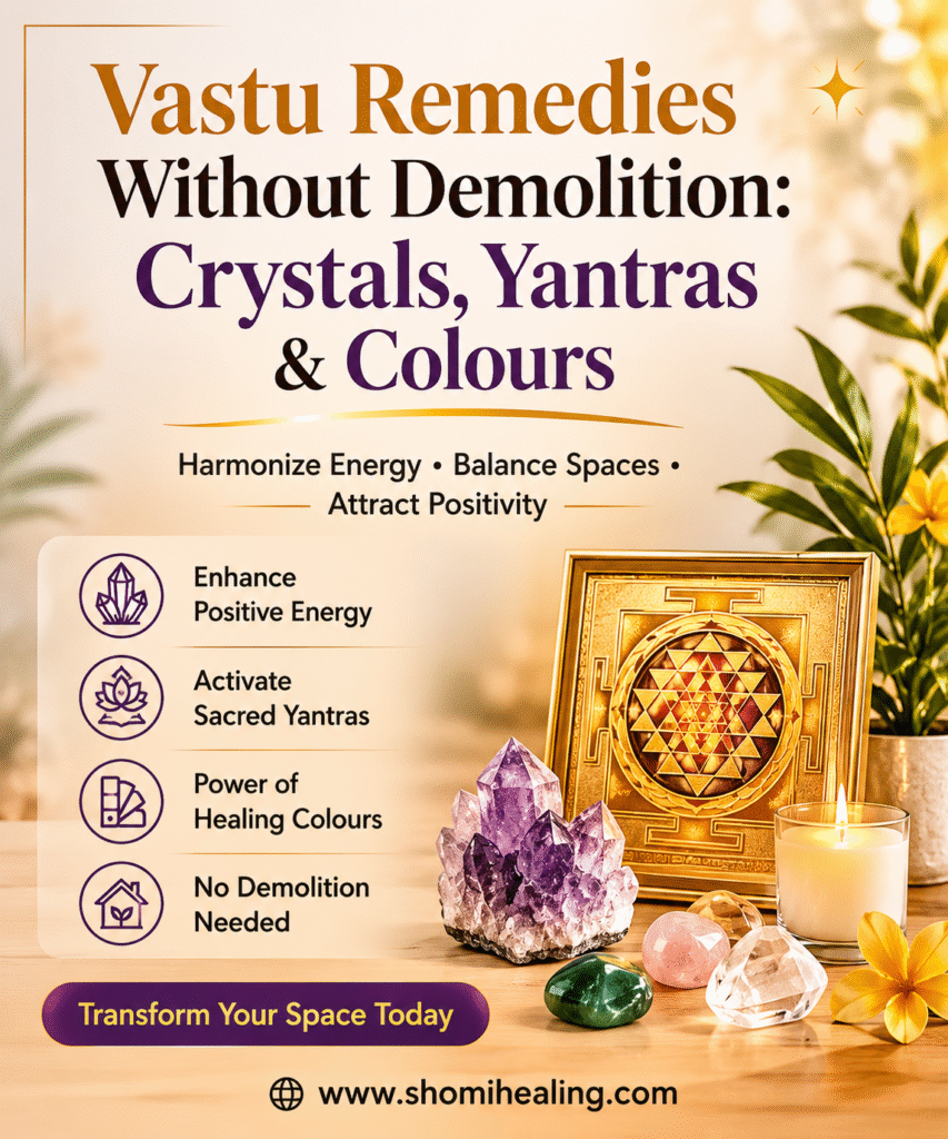 Vastu remedies without demolition