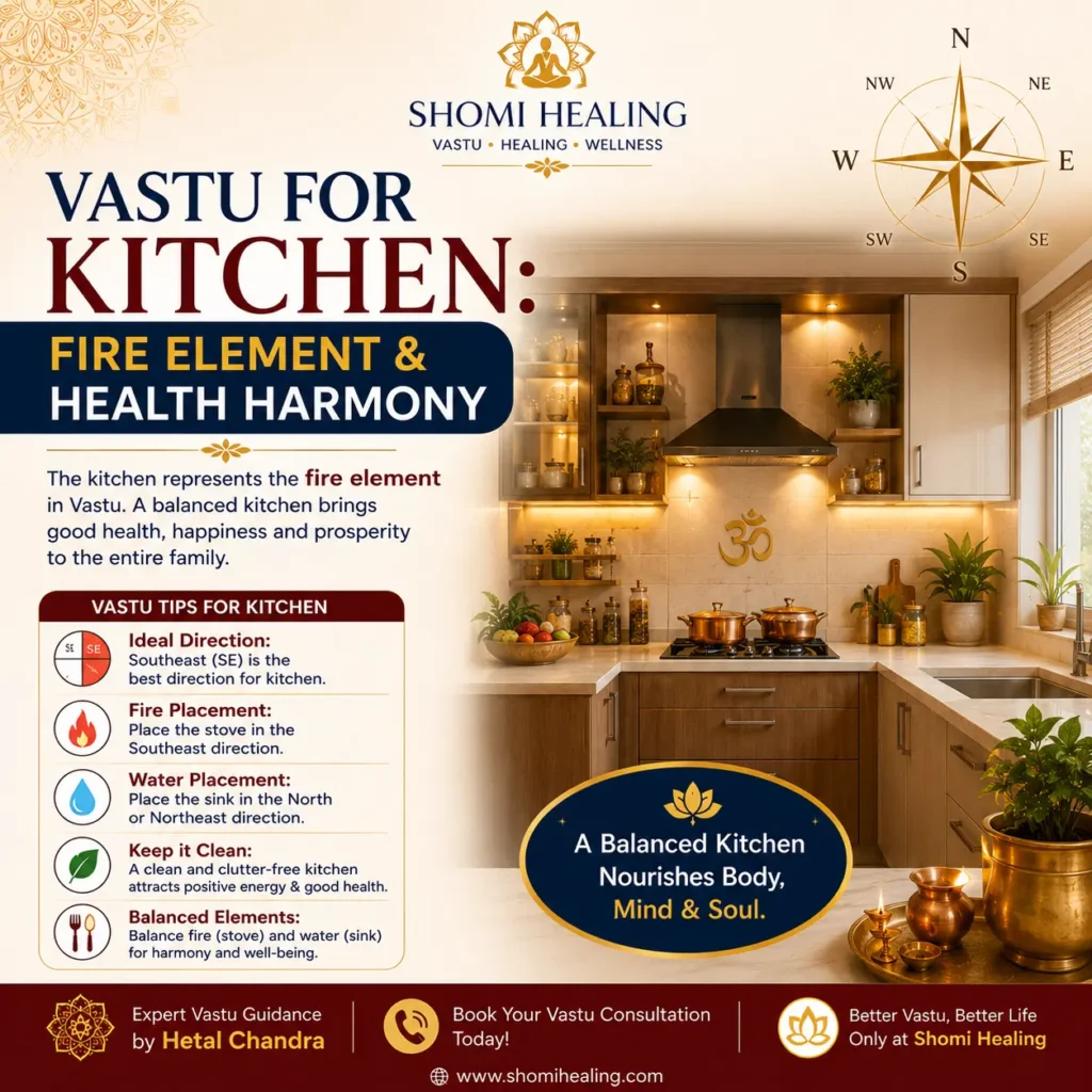 Vastu for kitchen fire element