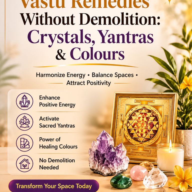 Vastu remedies without demolition
